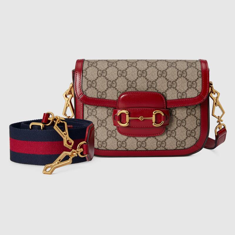 Gucci Horsebit 1955 Mini Shoulder Bag 658574 Red